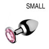 Booty Sparks Plug bijou Gem Rose 6.5 x 2.7 cm